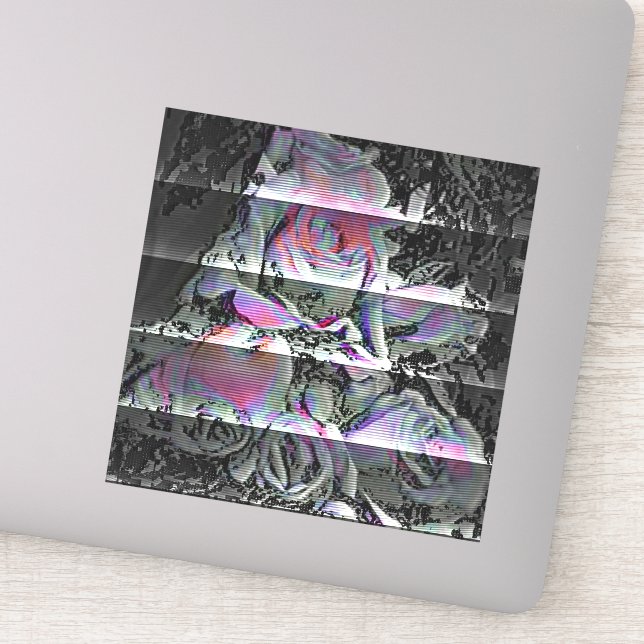 Techno Bouquet  Sticker (Detail)
