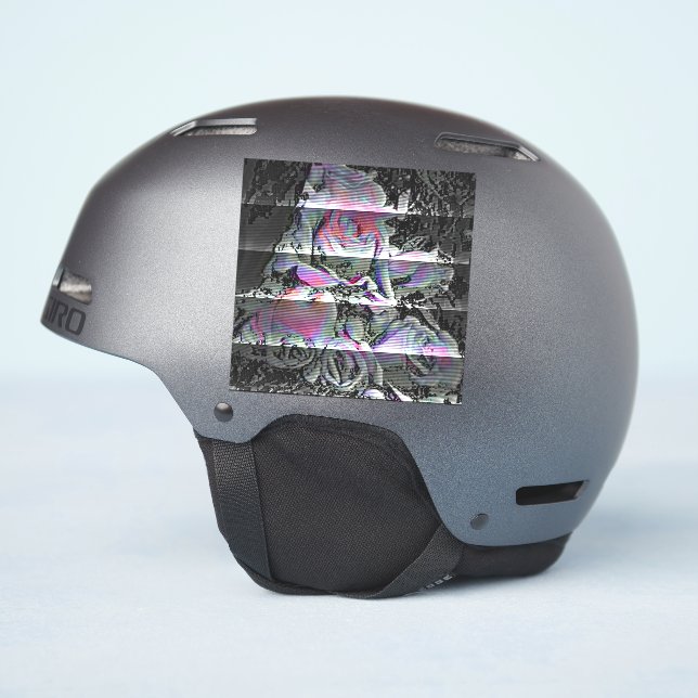 Techno Bouquet  Sticker (Helmet Side)