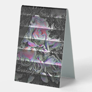 Techno Bouquet  Table Tent Sign