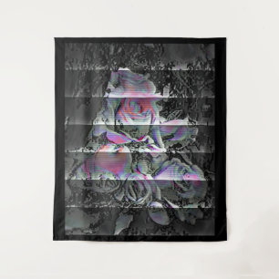 Techno Bouquet Tapestry