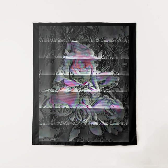 Techno Bouquet  Tapestry (Front)