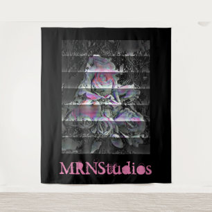 Techno Bouquet Tapestry