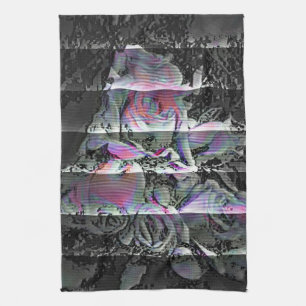 Techno Bouquet Tea Towel