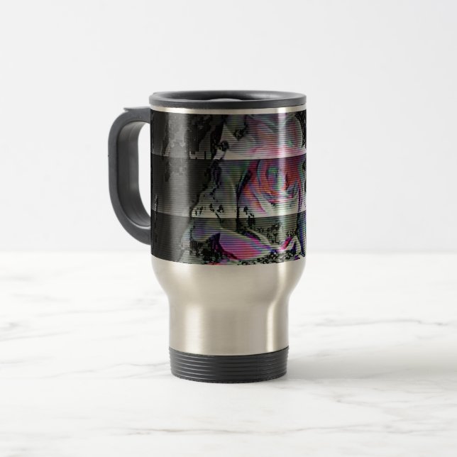 Techno Bouquet    Travel Mug (Front Left)