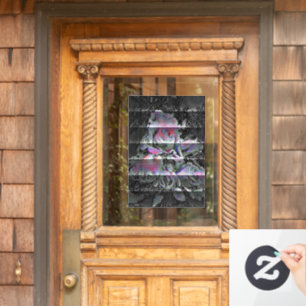 Techno Bouquet Window Cling