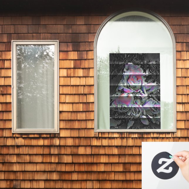 Techno Bouquet  Window Cling (Home Window)