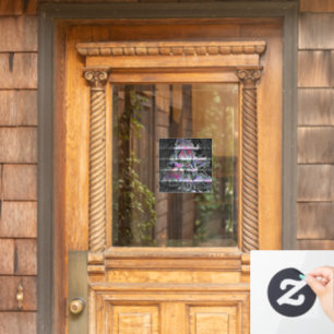 Techno Bouquet  Window Cling