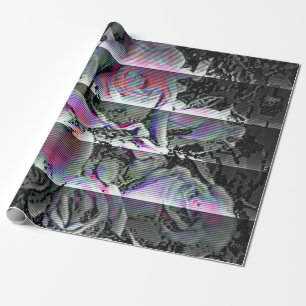 Techno Bouquet Wrapping Paper