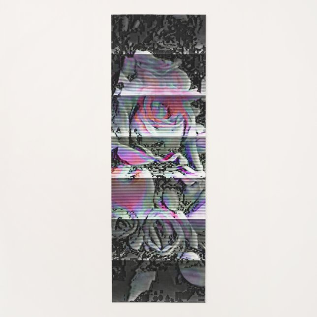 Techno Bouquet  Yoga Mat (Front)