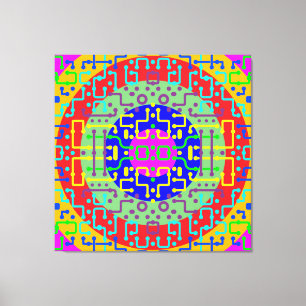 Techno Circus 2 Canvas Print