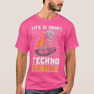 Techno Clubbing Hardtekk Raver Rave Electro Techno T-Shirt