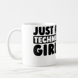 Techno Clubbing Raver Electro Rave Just A Techno G Coffee Mug