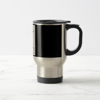 Techno coffee travel mug