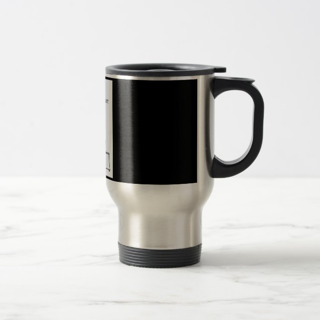 Techno coffee travel mug (Right)