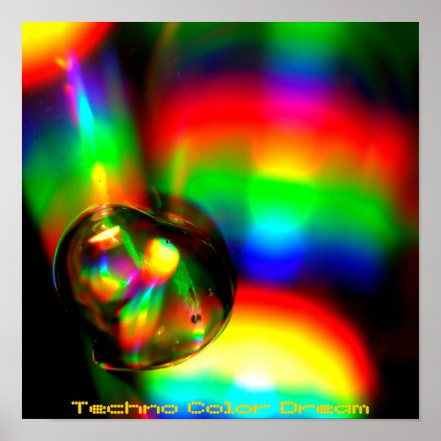 Techno Color Dream Poster (Front)