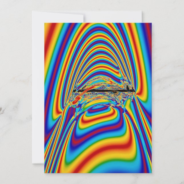 Techno colour yawn (Front)