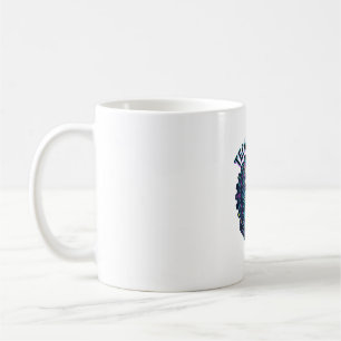 Techno Cyber Cat Funny Cat Lover Design - Techno C Coffee Mug