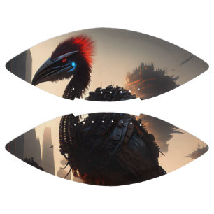 "Techno-Feathers: The Futuristic Emu Robot" American Football