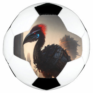 "Techno-Feathers: The Futuristic Emu Robot" Football