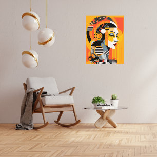 Techno-Fusion: Ancient Inspiration, Modern Design Poster