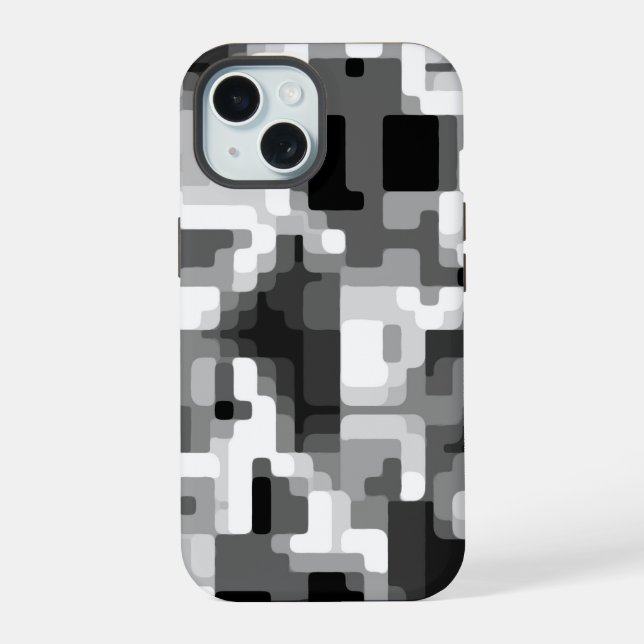 Techno Futurism 4.0 iPhone 15 Case (Back)