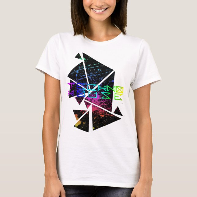 Techno House Urban Electronic Music Sound Club EDM T-Shirt (Front)