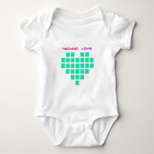Techno Love Baby Bodysuit