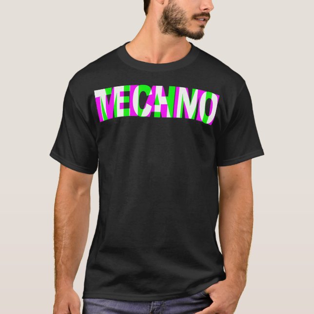 Techno Miami Raver DJ Rave Party EDM Festival T-Shirt (Front)