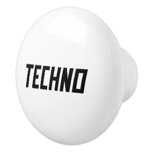 TECHNO Music Ceramic Knob