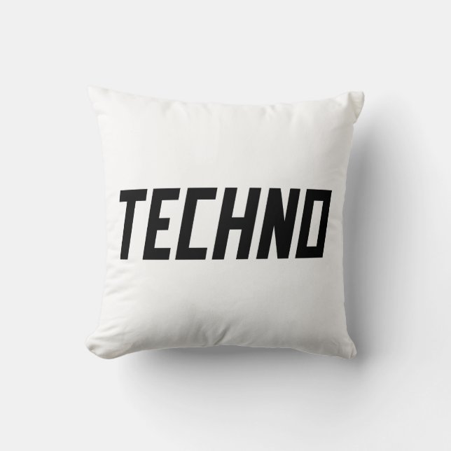 TECHNO Music Cushion (Front)