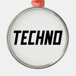 TECHNO Music Metal Tree Decoration
