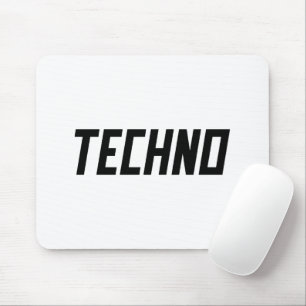 TECHNO Music Mouse Mat