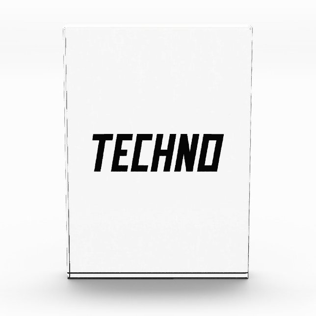 TECHNO Music Photo Block (Front)