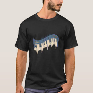Techno Music Piano Rave Party Pianist Headbanger B T-Shirt