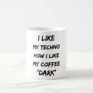 Techno Music Rave DJ Electro Festival Party Gift Coffee Mug