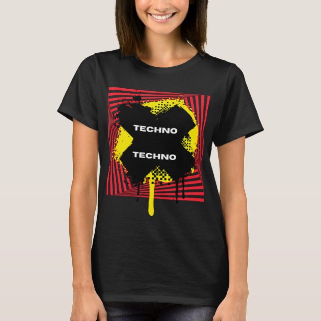 Techno Music T-Shirt (Front)