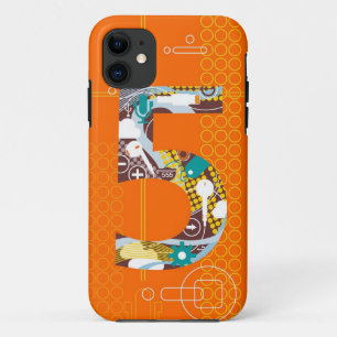 Techno Number 5 iPhone Case
