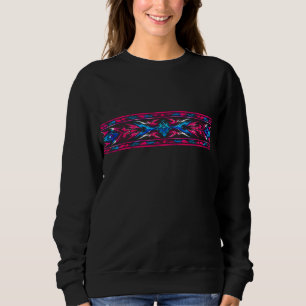 Techno‑Organic Hummingbird Illustration  Sweatshirt