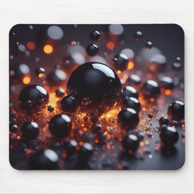 Techno-Organic Vision: Futuristic Designs for Your Mouse Mat (Front)
