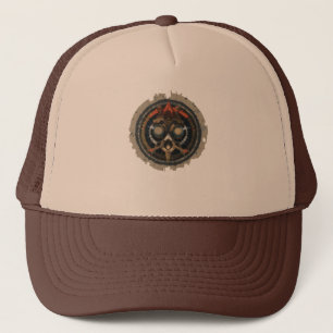 Techno Owl: Guardian of the Circuit Realms Trucker Hat