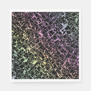techno rainbo : napkin