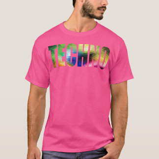 Techno Raver Dj Rave Party Clubber Edm Festival T-Shirt