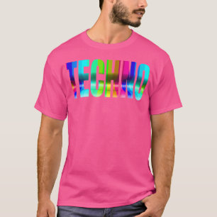 Techno Raver Dj Rave Party Edm Festival T-Shirt