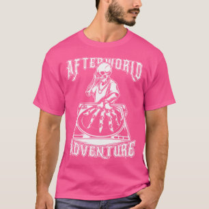 Techno Skeleton Electro Rave Clubbing - Afterworld T-Shirt