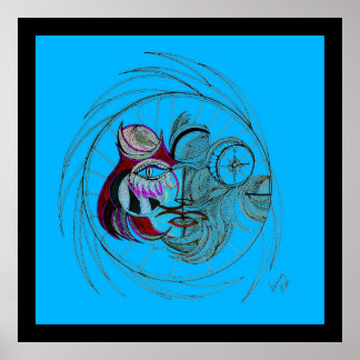 Techno Spirit Reproduction Poster