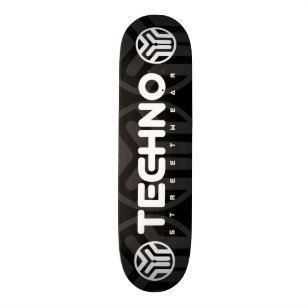 Techno Streetwear - Logo - Skateboard