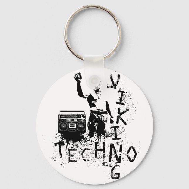 Techno Viking Key Ring (Front)