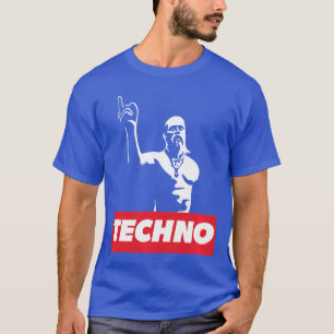 Techno Viking partygoer rave gift hard acid trance T-Shirt