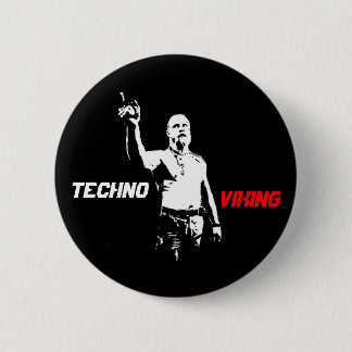 Techno Viking Pen 6 Cm Round Badge