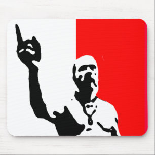 techno viking poster mouse mat